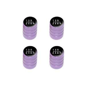  6 Speed Shift Knob   Tire Rim Valve Stem Caps   Purple 