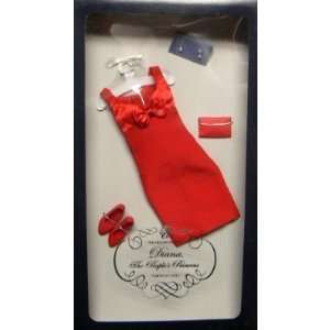   Princess Diana, The Peoples Princess, Red Cocktail Dress Outfit Toys