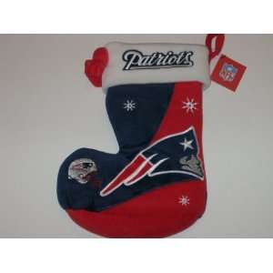  NEW ENGLAND PATRIOTS Plush  Boot Style (11 inches long) CHRISTMAS 