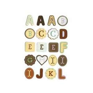  Cookie Alphabet Stickers