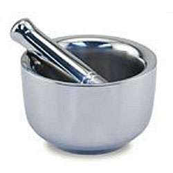 Industrial 18/10 Stainless Steel Mortar and Pestle  
