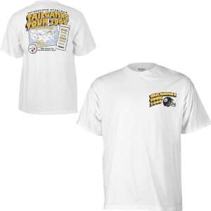  Reebok Pittsburgh Steelers 2009 Roadtrip Schedule T Shirt 
