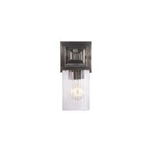  Alexa Hampton Rose Single Sconce in Bronze with Crystal by 