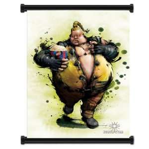  Street Fighter IV 4 Rufus Game Fabric Wall Scroll Poster 