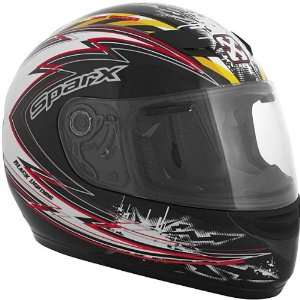 com SparX Lightning S 07 Street Bike Racing Motorcycle Helmet w/ Free 