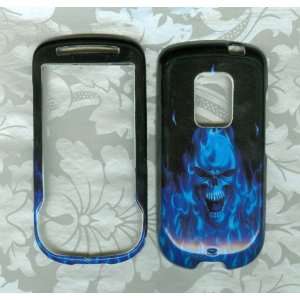  blue skull HTC HERO 6250 SPRINT PHONE COVER HARD CASE 