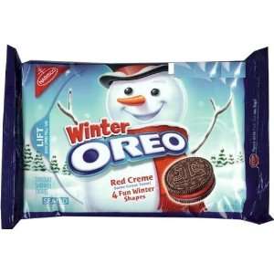 Winter Oreo Cookies with Red Creme (15.35 oz.) (Pack of 3)  