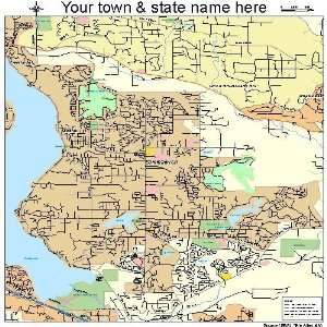  Street & Road Map of Sammamish, Washington WA   Printed 