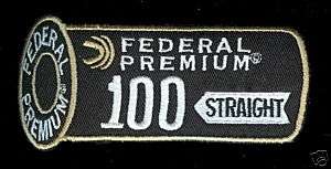 Federal Premium 100 Straight Skeet Trap Shooting Patch  