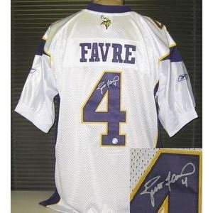 Brett Favre Autographed Minnesota Vikings Authentic White 