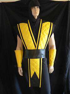 Mortal Kombat Scorpion Full Costume Custom Made  