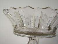Boston & Sandwich Early American Flint Glass Compote  