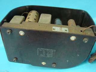   Zenith Model 6D311 Bakelite Cabinet Tube Radio 1939 Dark Brown  