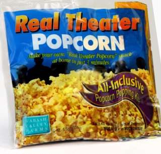   Single Real Theater Popcorn All Inclusive Popping Kit SKU 43600  