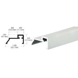  CRL Satin Anodized Aluminum Rear Top Rail Extrusion by CR 