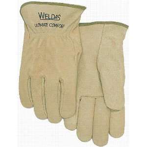   Gloves   Straight Thumb   Pigskin   Natural Leather   Small   One Pair