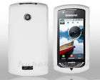 White Silicone Case Cover for Samsung Monte GT S5620 UK