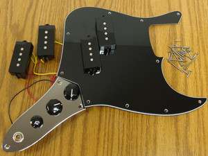 Fender Blacktop Jazz J Bass LOADED PICKGUARD P Bass Pickups Prewired $ 