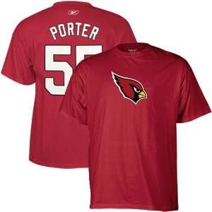   Joey Porter Red Scrimmage Gear T shirt 
