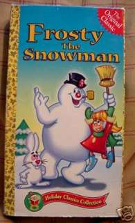 Frosty the Snowman VHS Video UNBEATABLE UNLIMITED SHIP 074645157436 