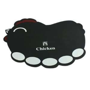  Gino Chicken Print Rubber Optical Mouse Pad Mat Black for 