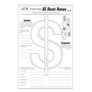   TLC10524 All About Money Poster Paper  Grade 4 8 Toys & Games