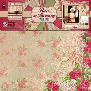  Hot Off The Press   Roses in Harmony Paper Pack Arts 