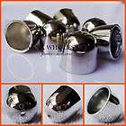 100pcs Silver Plated Jewelry scarf Accessories bead Caps Cover 