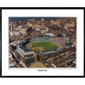 Boston Red Sox Strike One Aerial Stadium Print from the Rob Arra 