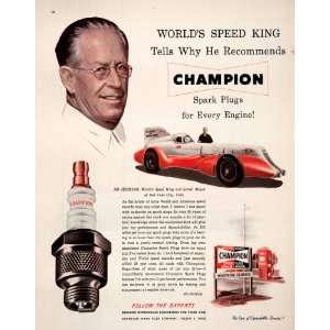   Driver Speed Records   Original Print Ad 