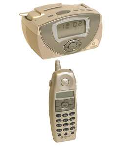Southwestern Bell Cordless Phone with Clock Radio  