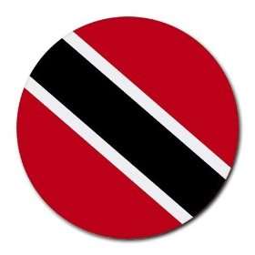  Trinidad and Tobago Flag Round Mouse Pad