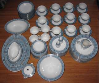 Imperial Deluxe Fine China Set Sango Cornwall Japan vtg  