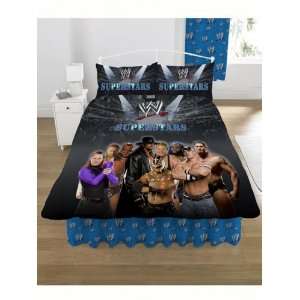 WWE Supestars Arena Panel Double Bed Duvet Quilt Cover Set  