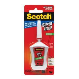  Scotch Super Glue Gel in Precision Applicator, .14 Ounces 