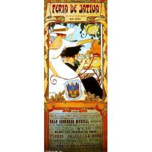   José Mongrell Torrent   24 x 58 inches   Poster For feria De