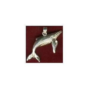   Stone Silver & Gold Jewelry   Large Whale (Silver) 3.0 grams Beauty