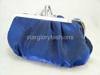 Charming Satin Wedding/Party Clutch Pleated 7 Colors  