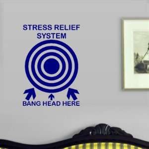  StikEez Blue Stress Relief System Band Head Here Funny 