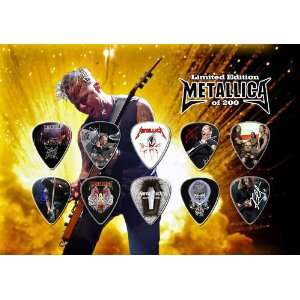  Metallica Guitar Pick Display Limited 200 Only 