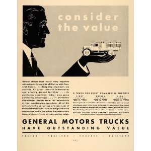  1931 Ad General Motors Trucks Trailers Coaches Pricing 