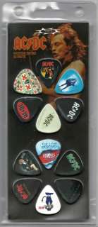 12 ACDC GUITAR PICKS COLLECTILBLE HIGHWAY TO HELL PICK  