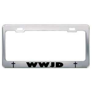 WWWJD What Would Jesus Do God Religious God Jesus License Plate Frame 