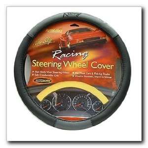  Racing Steering Wheel Cover, Gray (54 6447) Automotive