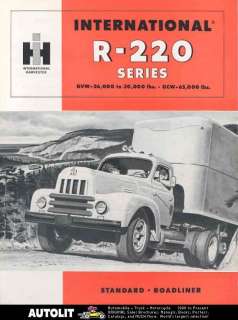 1955 International R220 Truck Brochure  
