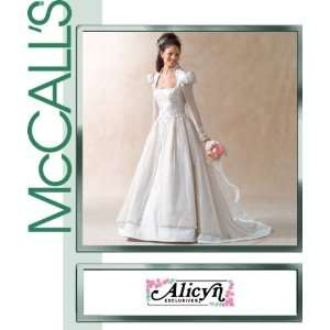  Mccalls Wedding Dress Pattern M4713 Size Dd 12,14,16,18 