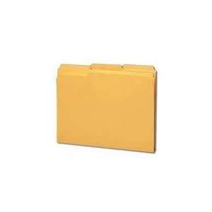  Top Tab File Folder, Goldenrod, Letter Size, 11 pt, Single 