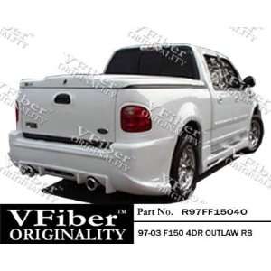 Ford F Series Pickup 97 03 2/3/4dr VFiber FRP Outlaw 1pc Rear Bumper