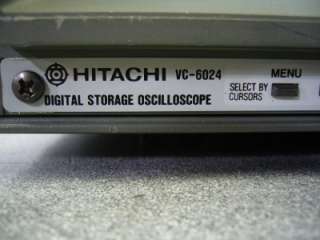 Hitachi VC 6024 Digital Storage Oscilloscope  