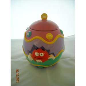  M&Ms Easter Egg Candy Jar New 